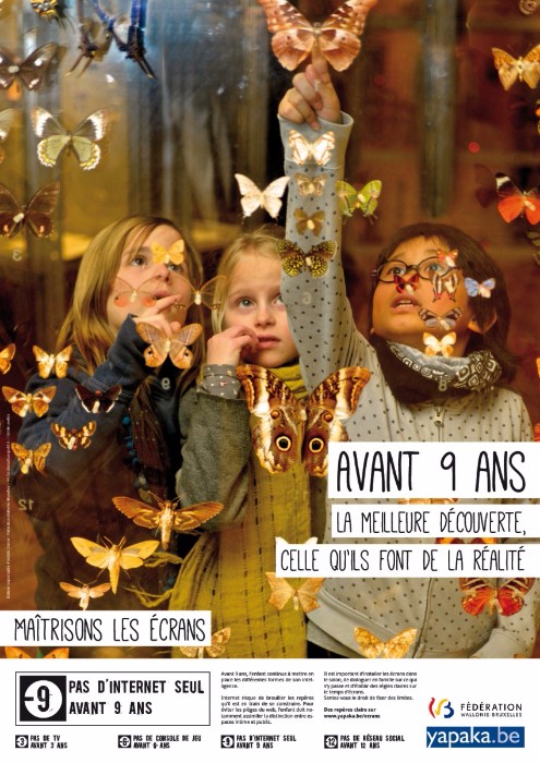 affiche ecrans avant 9ans