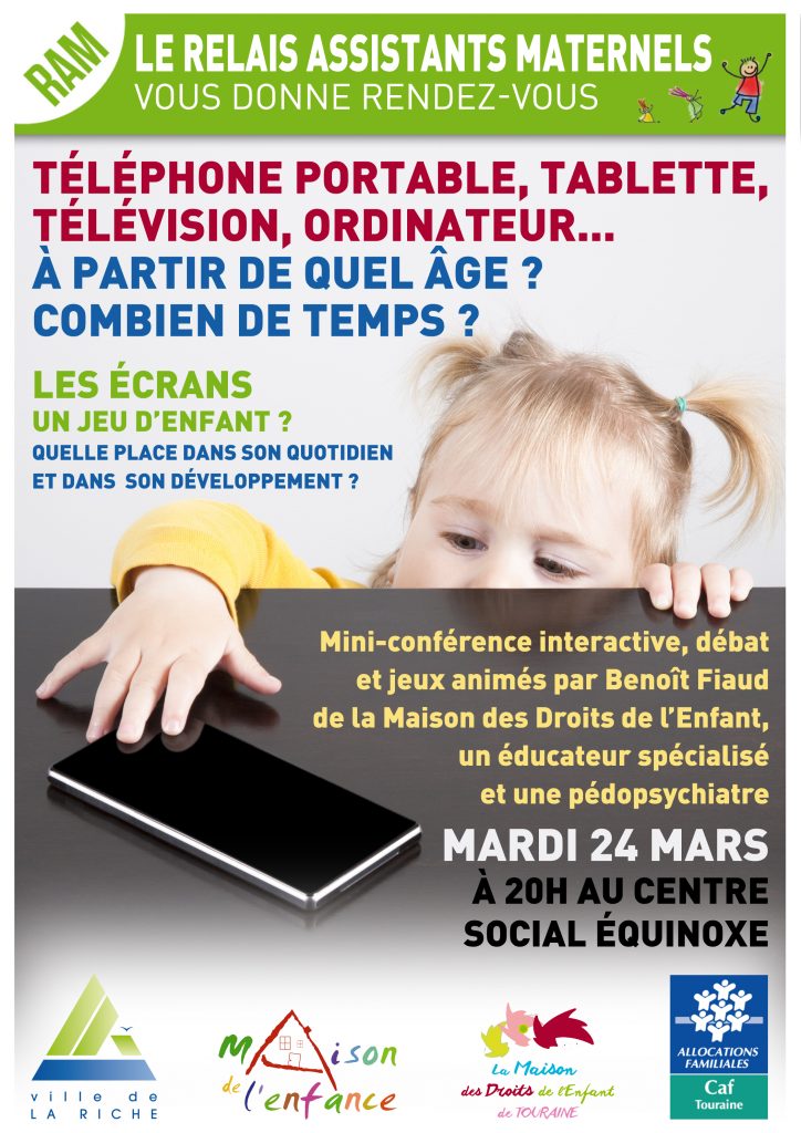 Mini-conférence « les écrans un jeu d’enfant ? »