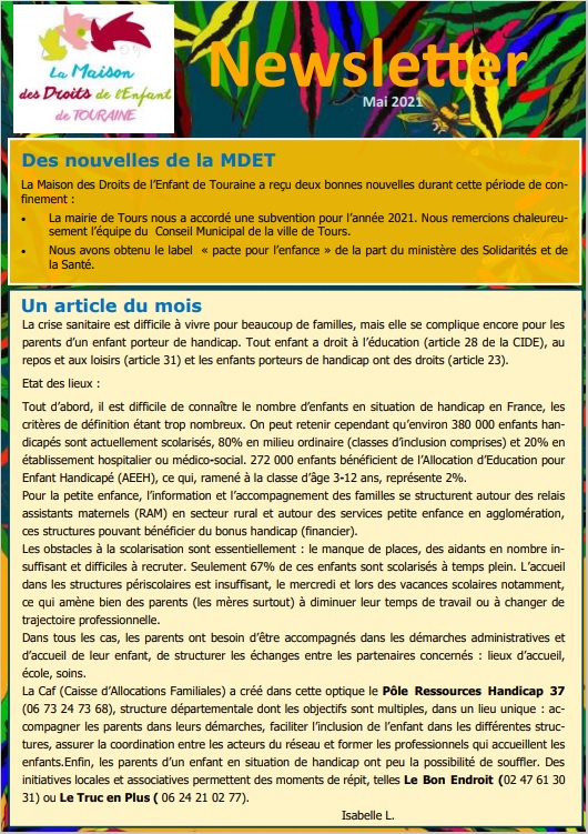 Newsletter n°2021-3