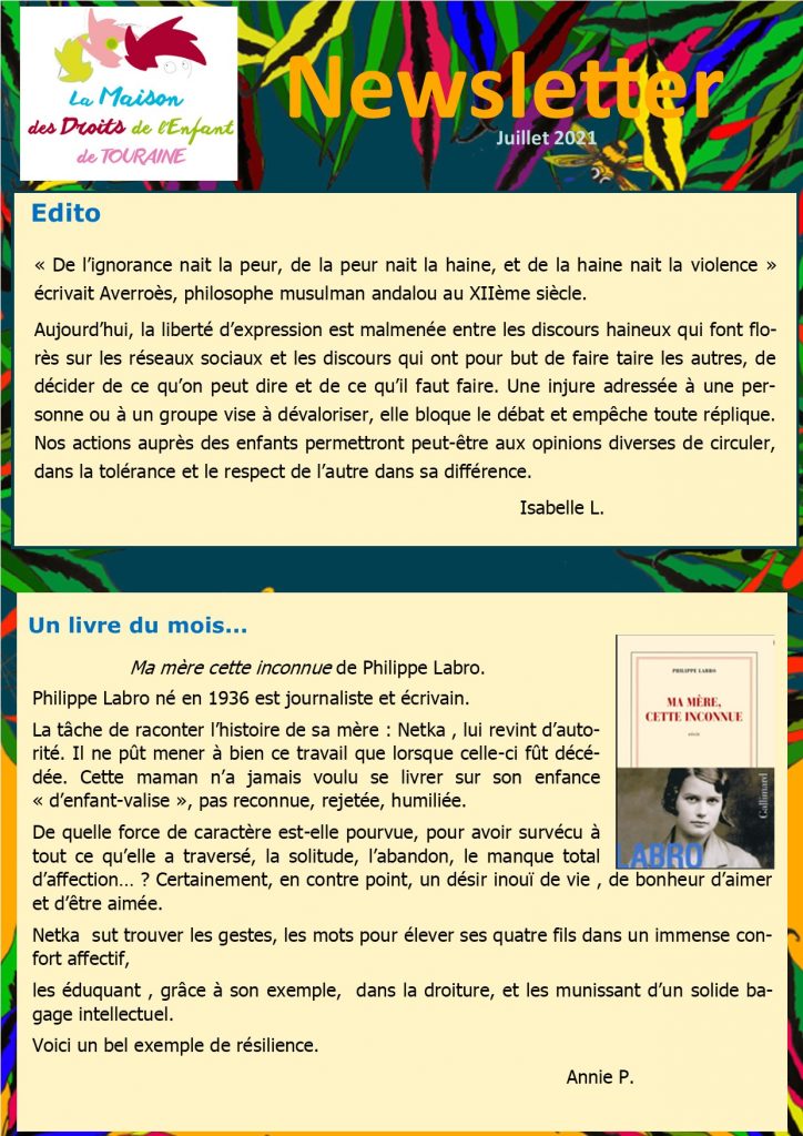 Newsletter n°2021-5