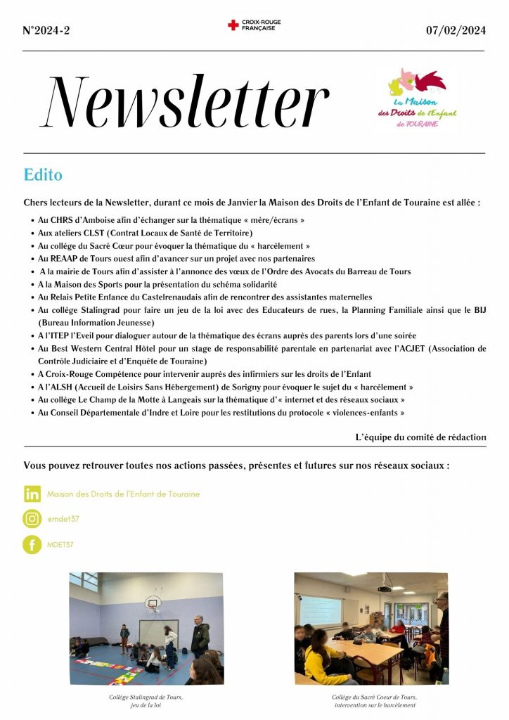 Newsletter n°2024-2